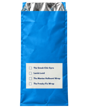 Freaky Greek Foil Gyro Bags - 900 bags
